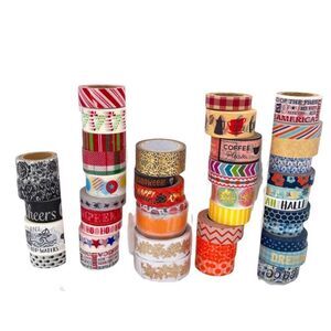 Washi Tape A Lot of Over 70 Rolls Holidays FLoral Patriotic Spring Fall